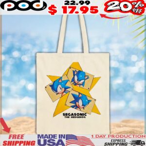 Segasonic The Hedgehog Star T Shirt