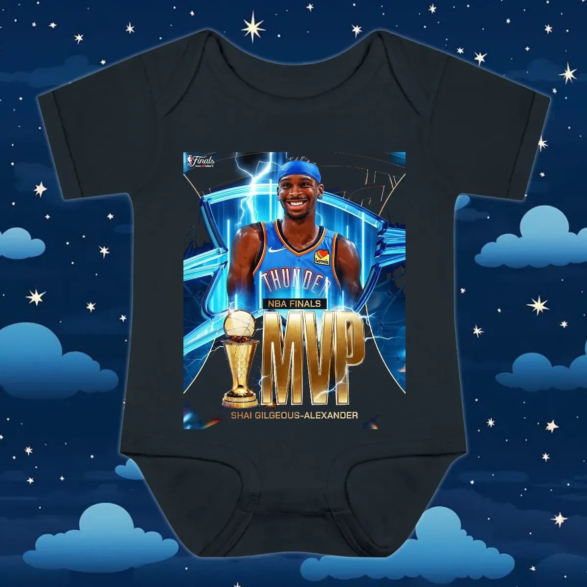 Shai Gilgeous-Alexander MVP NBA Finals Oklahoma City Winning 2025 Nba Championship T Shirt