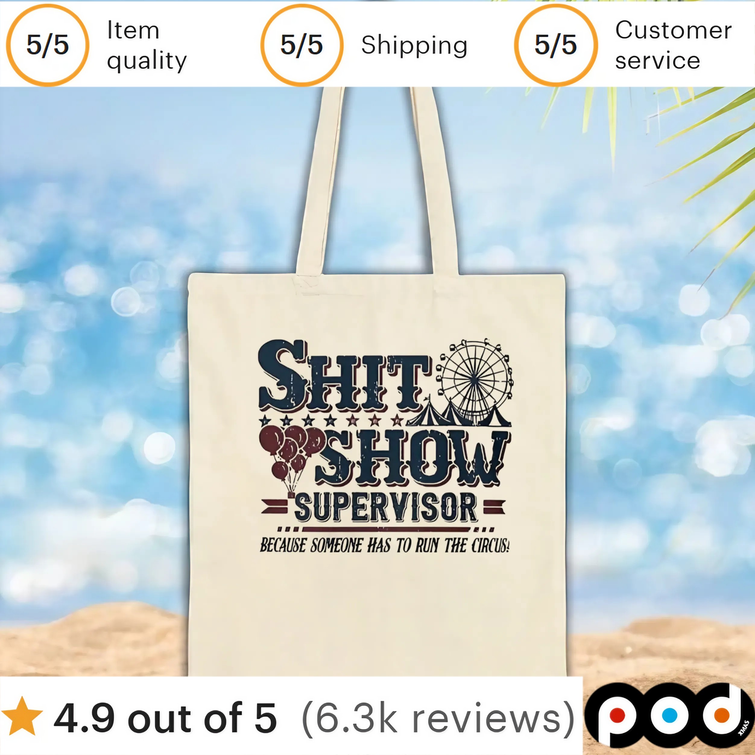 Shit show supervisor because someone has to to run the the circus t shirt