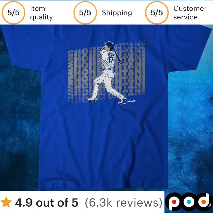 Shohei Ohtani Name Repeat T Shirt