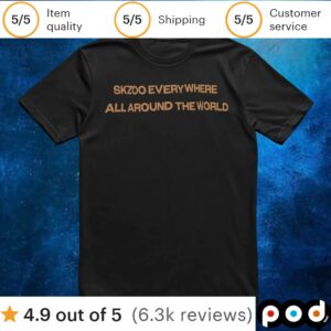 Skzoo Everywhere All Around The World T Shirt