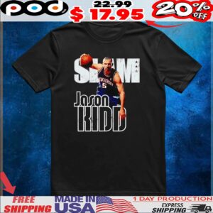 Slam New Jersey Nets Jason Kidd Vintage T Shirt
