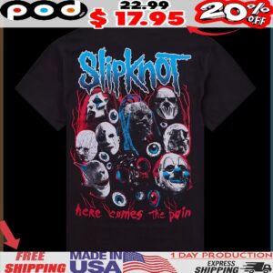 Slipknot Here Comes the Pain 25 T Shirt