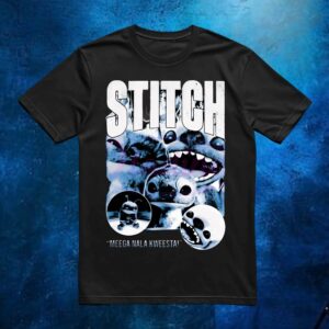 Stitch Collage Meega Nala Kweesta Disney Film T Shirt
