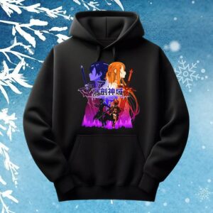 Sword Art Online Kirito and Asuna t shirt
