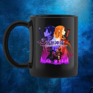 Sword Art Online Kirito and Asuna t shirt