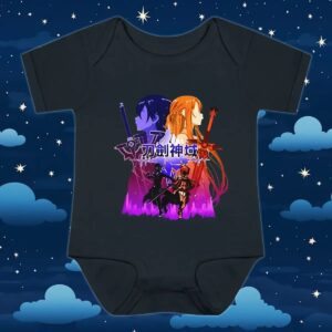 Sword Art Online Kirito and Asuna t shirt