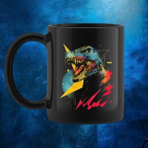 Synthwave Tyrannosaurus Rex Synthosaurus Rex t shirt