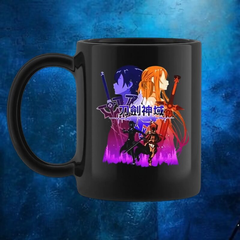Sword Art Online Kirito and Asuna t shirt