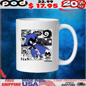 Teen Titans Go! Raven Comic Super Hero Collage T Shirt