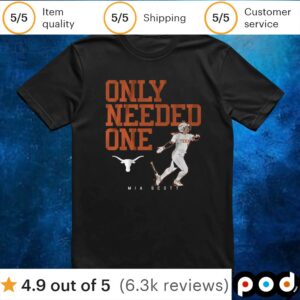 Texas Softball Mia Scott Only Needed One T Shirt