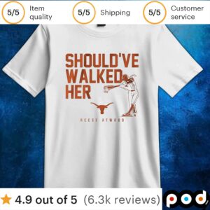 Texas Softball Reese Atwood Should've Walked Her T Shirt