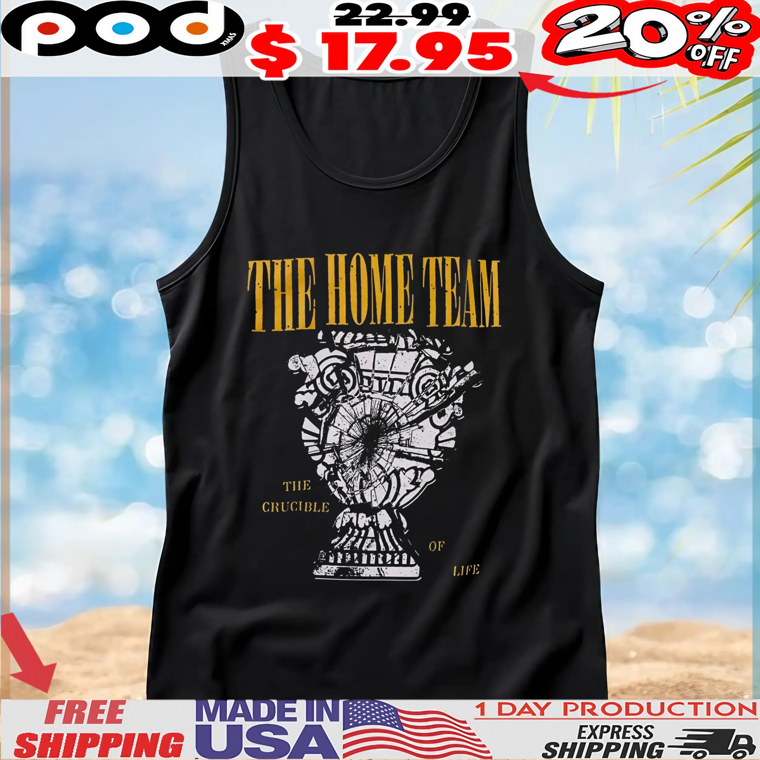 The Home Team The Crucible Of Life Vintage T Shirt