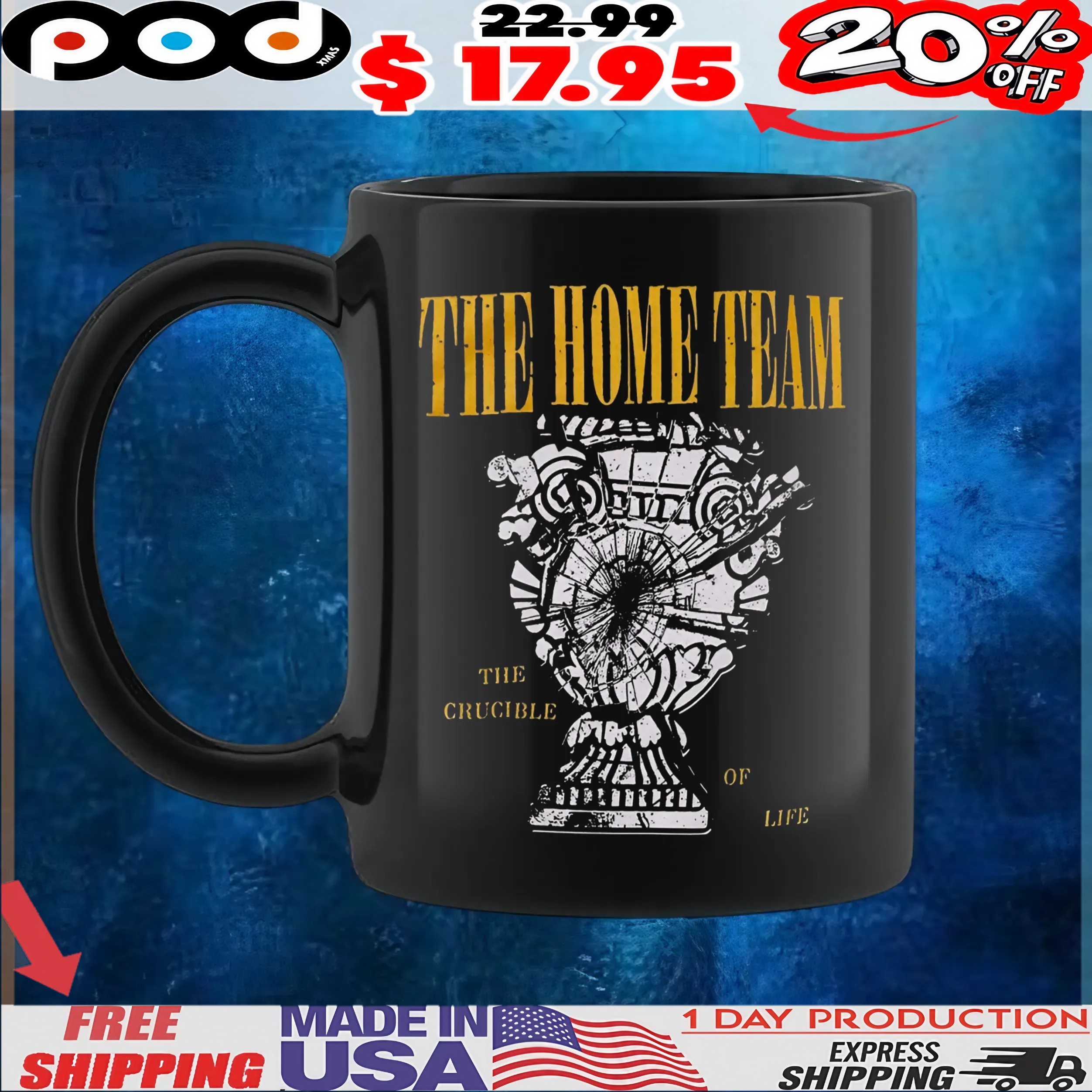 The Home Team The Crucible Of Life Vintage T Shirt