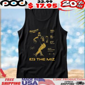 The Miz 32 Milwaukee Brewers Jacob Misiorowski signature t shirt