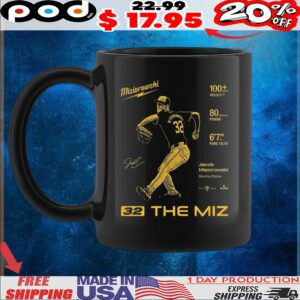 The Miz 32 Milwaukee Brewers Jacob Misiorowski signature t shirt