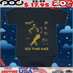 The Miz 32 Milwaukee Brewers Jacob Misiorowski signature t shirt
