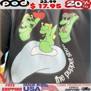 The Puppet Show Veggie Worms Funny T Shirt