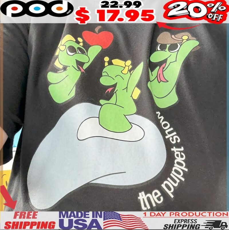 The Puppet Show Veggie Worms Funny T Shirt
