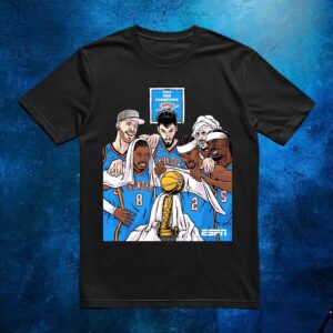 The Thunder Have Brought A Championship To Oklahoma City For The First Time 2025 NBA Champions T Shirt