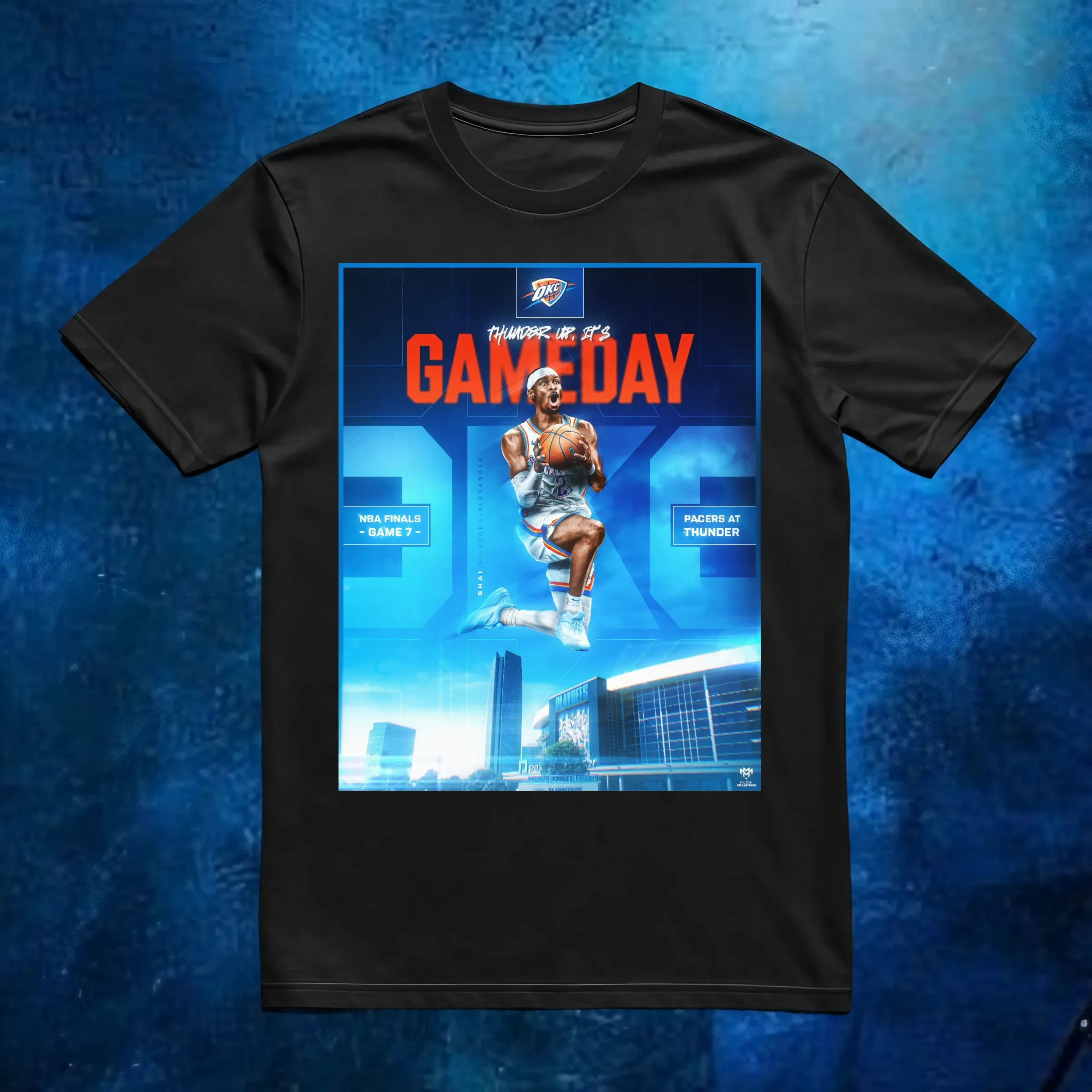 Thunder Up It's Game Day 2025 NBA Finals Pacers At Thunder T Shirt