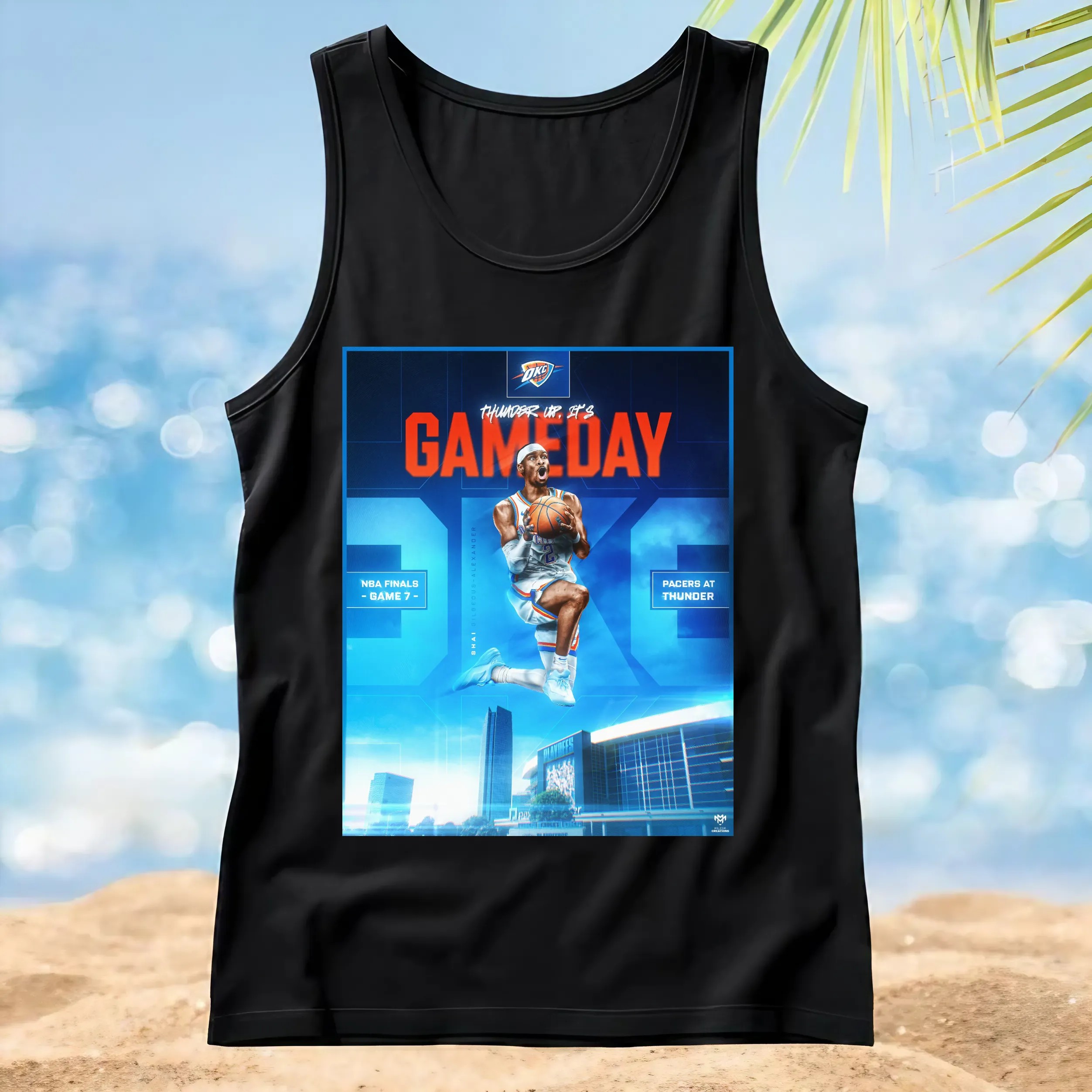 Thunder Up It's Game Day 2025 NBA Finals Pacers At Thunder T Shirt