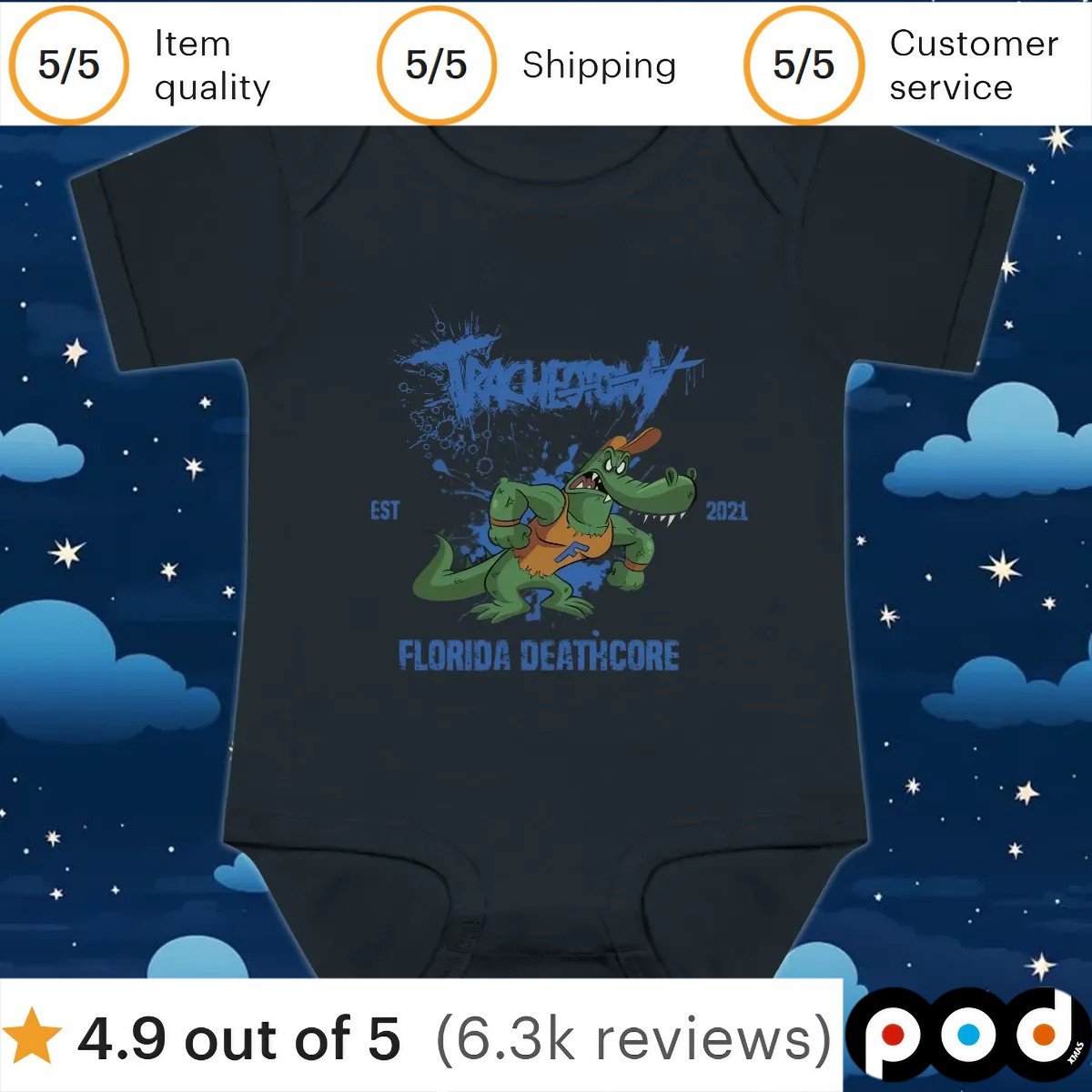 Tracheotomy Deathcore Hardcore Florida Emo Death Metal T Shirt