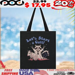 Trash Critters Let's Start a Cult T Shirt