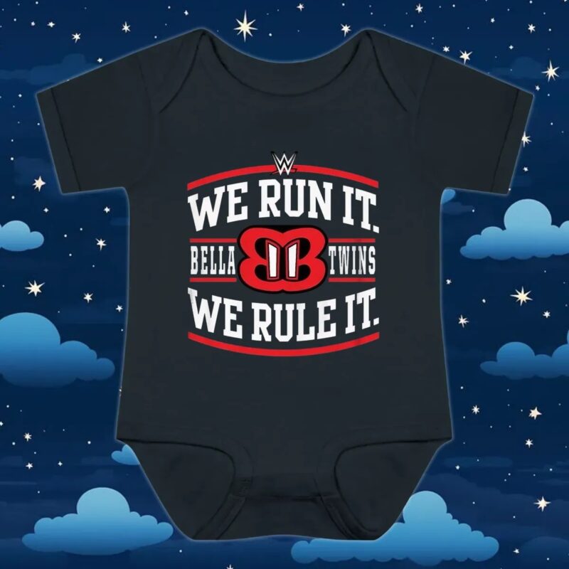WWE We Run It Bella Twins We Rule It T Shirt
