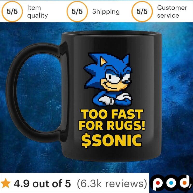 Too Fast For Rugs Sonic The Hedgehog T Shirt Too Fast For Rugs Sonic The Hedgehog T Shirt
