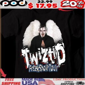 Twiztid Freek Show List Tour 2025 2 Sides T shirt
