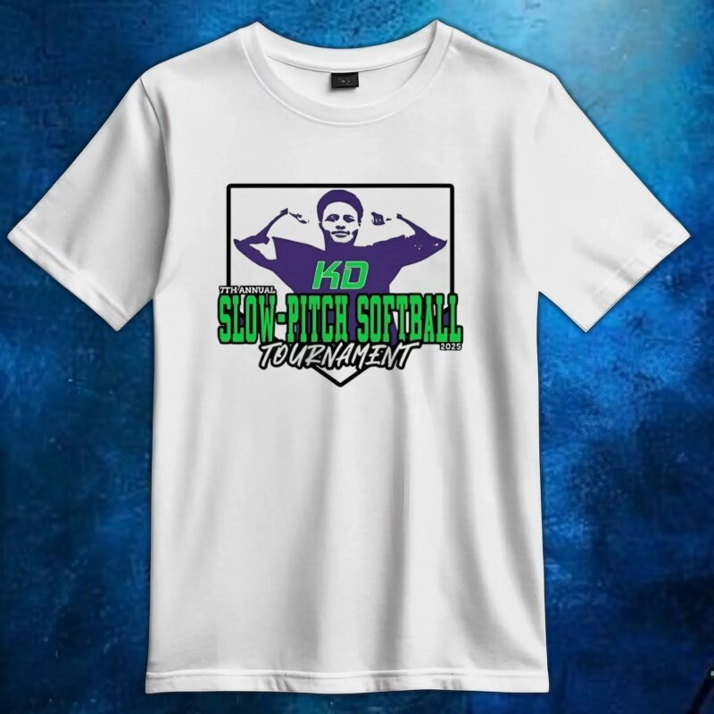 7th annual Slow Pitch Softball Tournament 2025 t shirt