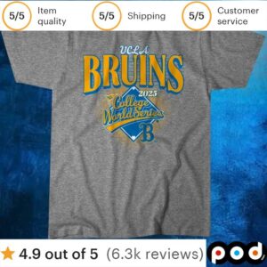 UCLA Baseball 2025 College World Series T Shirt
