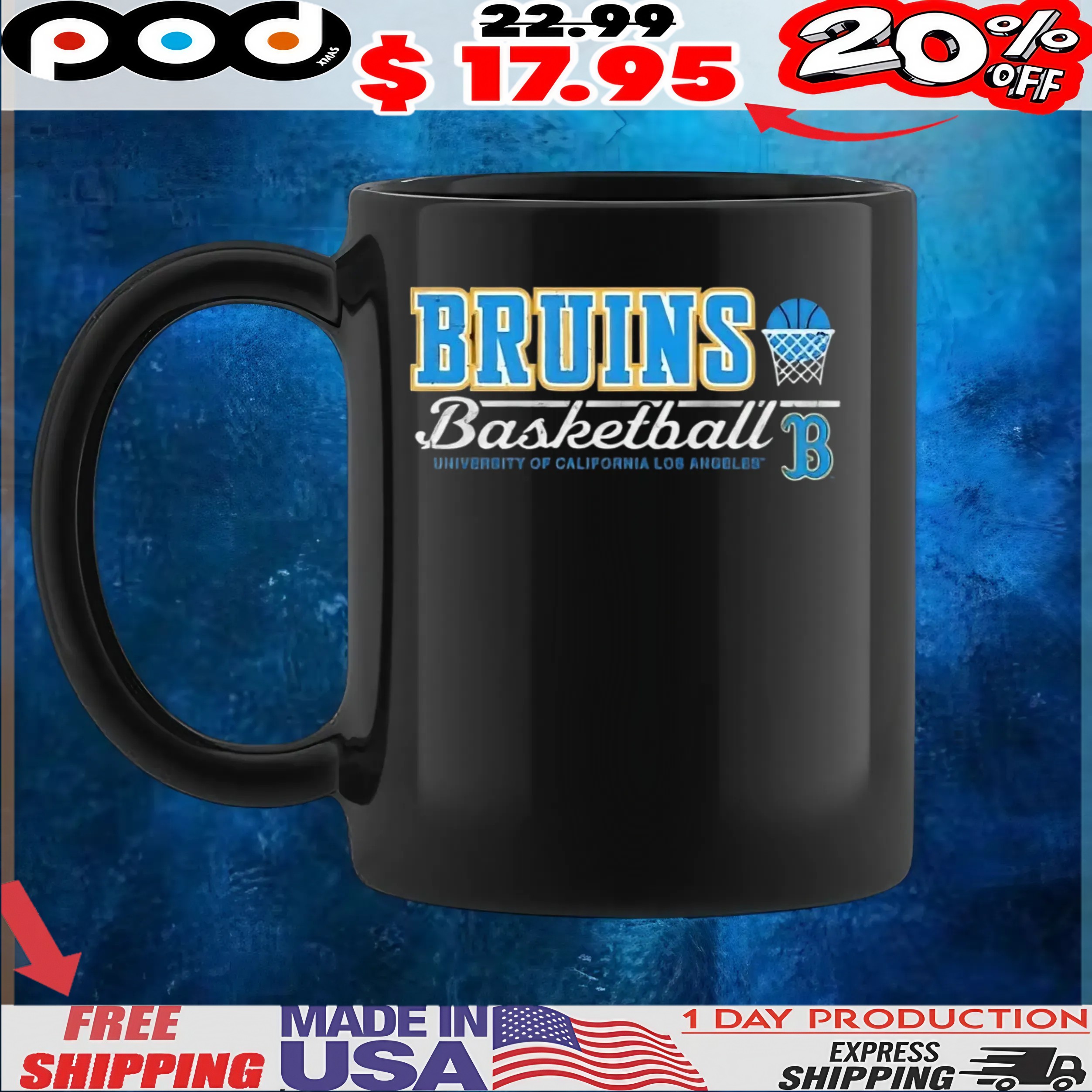 Ucla Bruins Basketball University Of California Los Angeles T Shirt