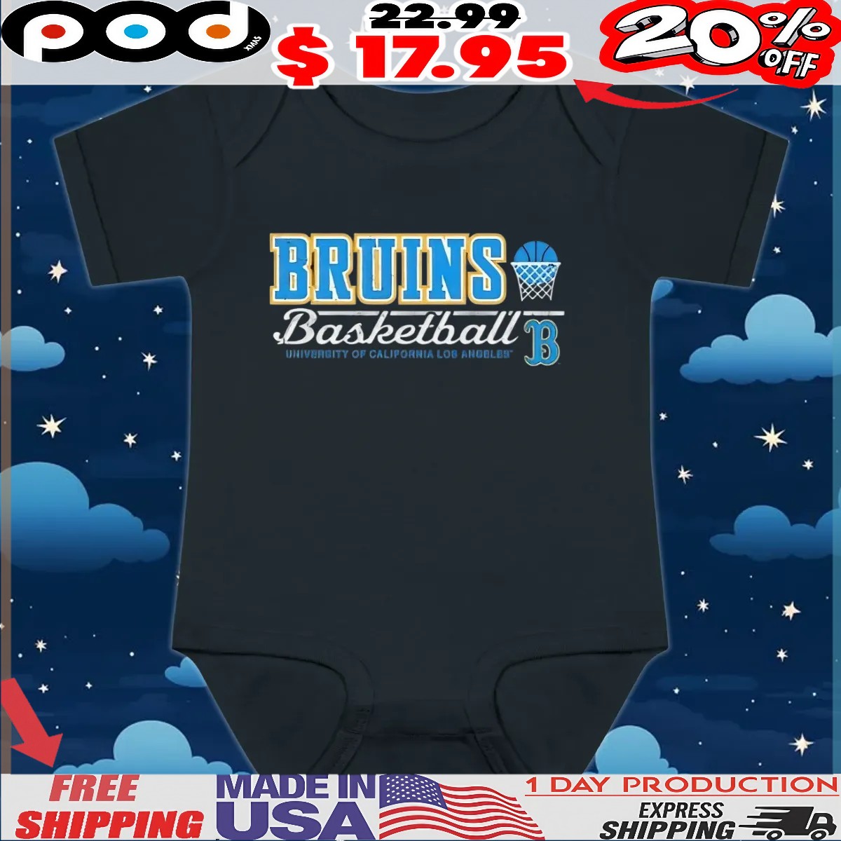 Ucla Bruins Basketball University Of California Los Angeles T Shirt