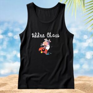 Udder Chaos Moo Moo Meadows Cow Shirt