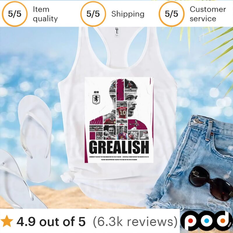 Jack Grealish and his time at Aston Villa Poster T Shirt