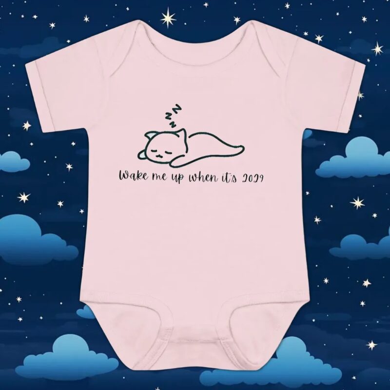 Cat Wake Me Up When It’s 2029 T Shirt