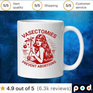Vasectomies Prevent Abortions Cherry T Shirt