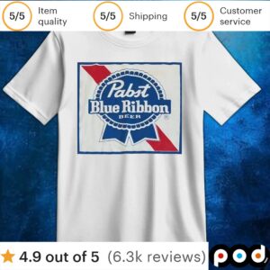 Vintage 80’s Pabst Blue Ribbon Beer T Shirt