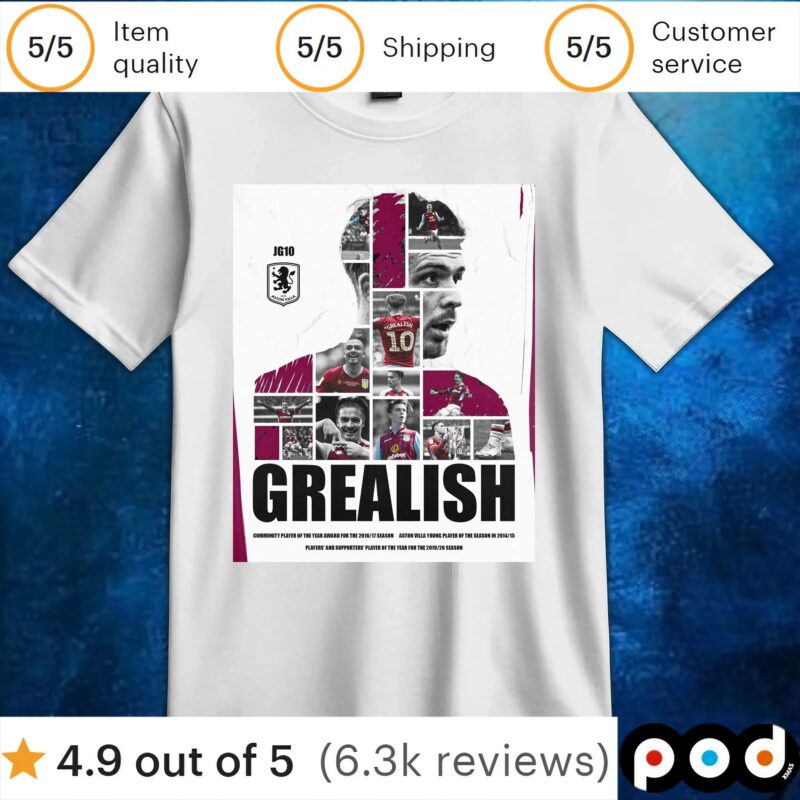 Jack Grealish and his time at Aston Villa Poster T Shirt