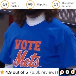 Vote Mets T Shirt