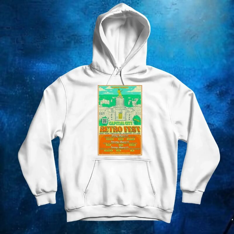 Retro Fest Capital City Aug 22 2025 T shirt