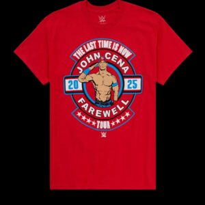 WWE John Cena Last Time Is Now Never Give Up T Shirt