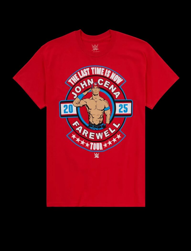 WWE John Cena Last Time Is Now Never Give Up T Shirt