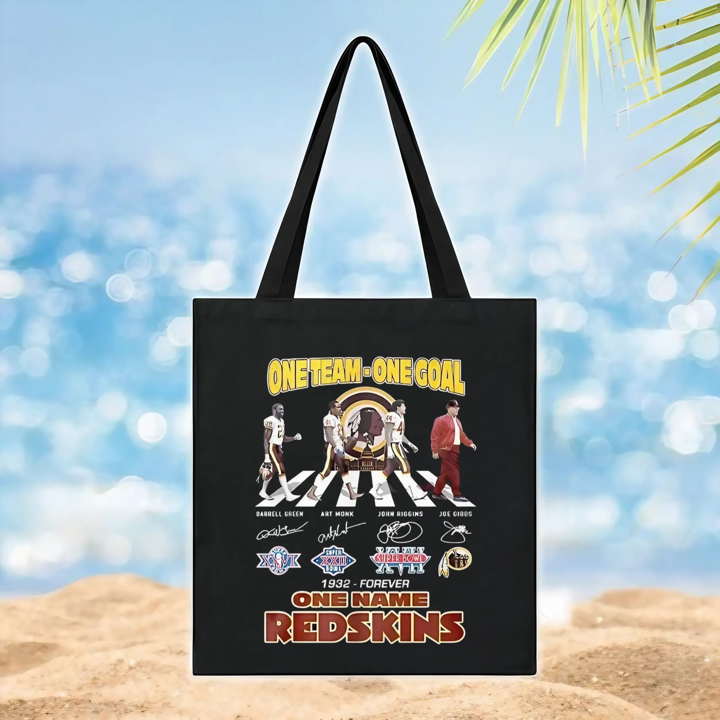 Washington Commanders 1932 forever one team one goal one name Redskins signatures t shirt