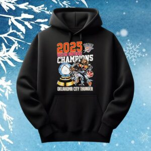 Western Conference Champions Oklahoma City Thunder NBA 2025 T Shirt