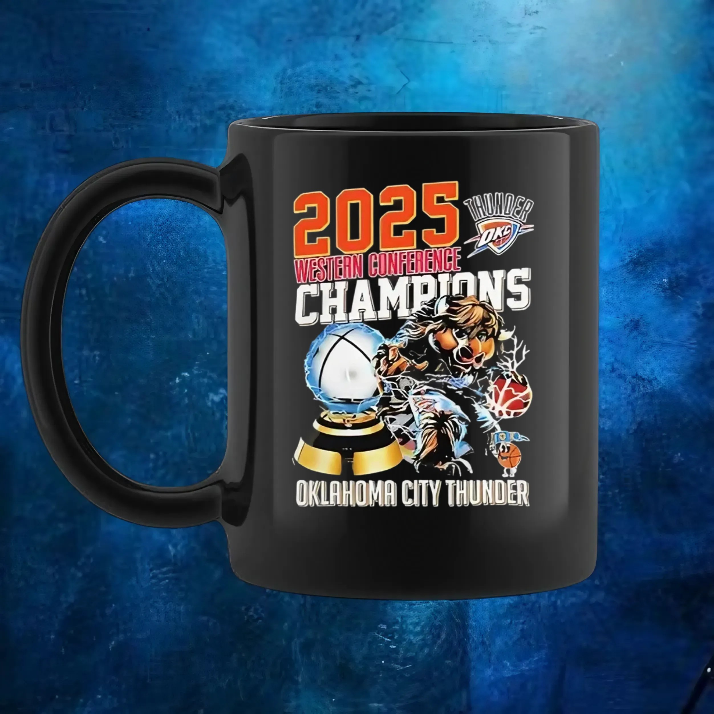 Western Conference Champions Oklahoma City Thunder NBA 2025 T Shirt Western Conference Champions Oklahoma City Thunder NBA 2025 T Shirt