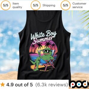 White Boy Summer Hawaiian t shirt