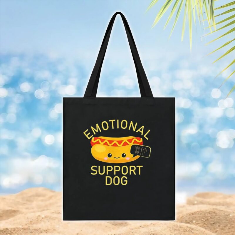 Hot Dog Emotional Support Dog You Can Do It T Shirt